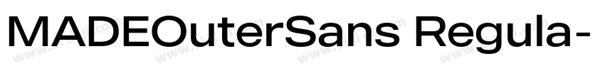 MADEOuterSans Regula字体转换 MADEOuterSans Regula字体转换